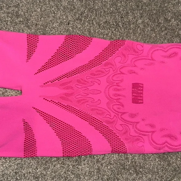 POSTER GIRL Pink Mesh Bodysuit - Picture 4 of 5